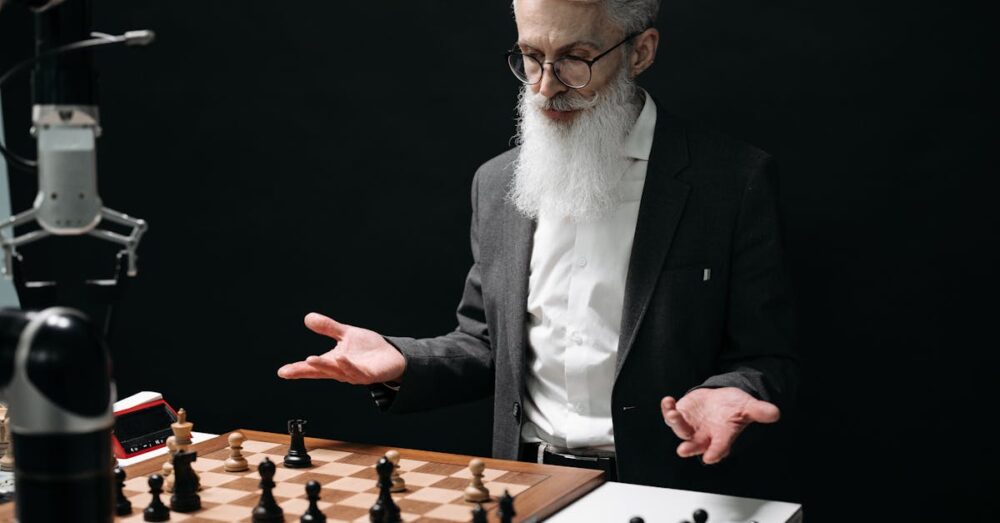 質問に答えて自分に合ったAIを選ぶ診断チャートのイラスト