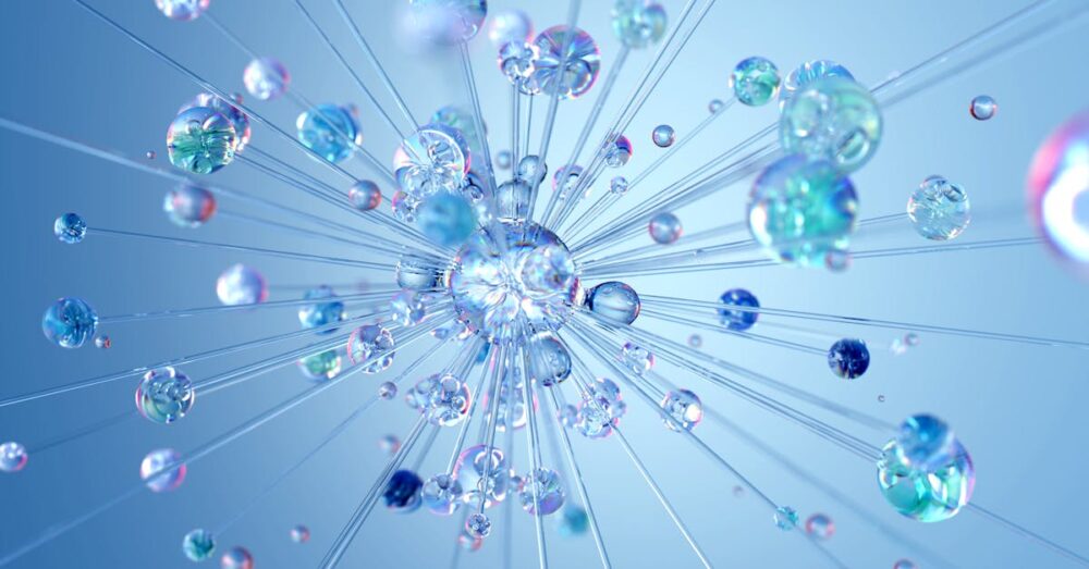 音声AIが日常生活と未来に与える影響をイメージした未来的なビジュアル