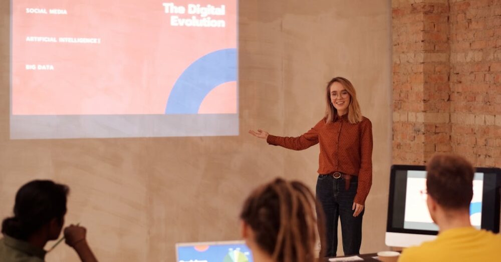 AIで作成したスライド資料の失敗例やワークスロップの具体的な事例を図解する