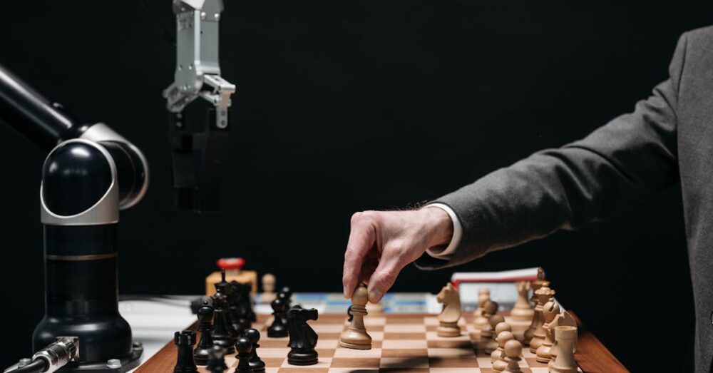 人間とAIが協力して、新しい未来を創造している様子を表現したイメージ画像。OpenClawを通じて自由な時間が増え、より豊かなライフスタイルが送れる可能性を示唆しています。